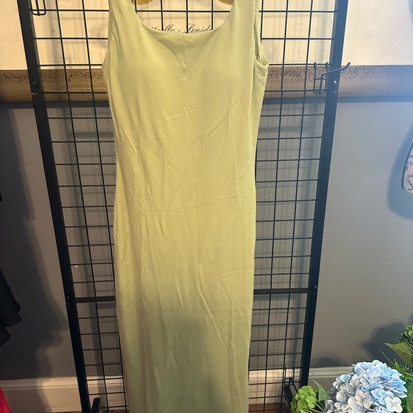 OGL Women's Midi Dress in Light Green - Picture 5 of 6